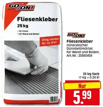 Herkules Baumarkt Go/On Fliesenkleber 25 kg Sack Angebot