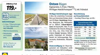 Lidl Reisen Ostsee rügen Angebot