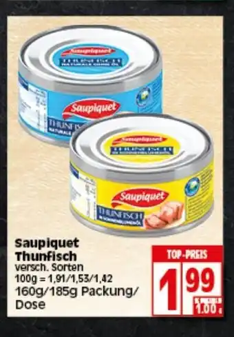 Elli Markt Saupiquet Thunfisch 160/185g Angebot