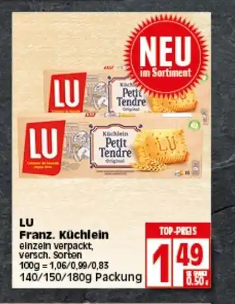 Elli Markt LU Franz. Küchlein 140/150/180g Angebot