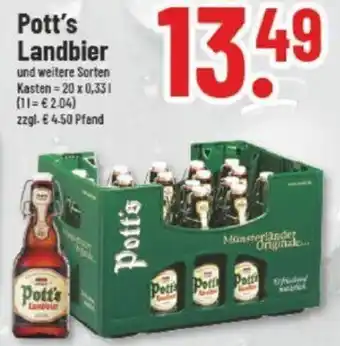 trinkgut Pott's Landbier 20x0,33 L Angebot