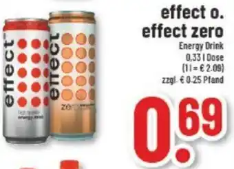 trinkgut Effect o. Effect Zero 0,33 L Dose Angebot