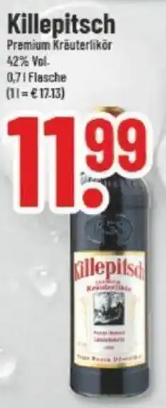 trinkgut Killepitsch Premium Kräuterlikör 0,7L Flasche Angebot