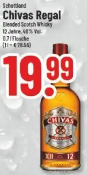 trinkgut Schottland Chivas Regal Blended Scotch Whisky 0,7 L Flasche Angebot