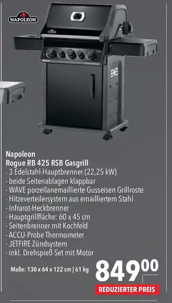 CITTI Markt Napoleon Rogue RB 425 RSB Gasgrill Angebot