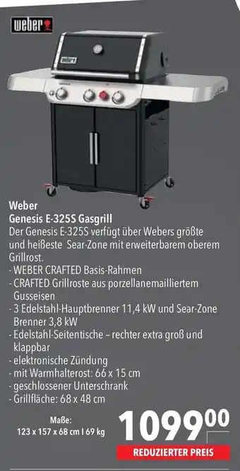 CITTI Markt Weber Genesis E-325S Gasgrill Angebot