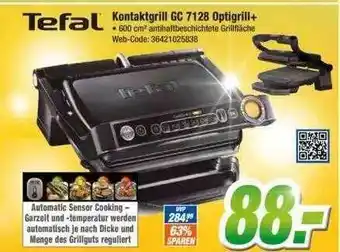 Expert Klein Tefal kontaktgrill gc 7128 optigrill+ Angebot