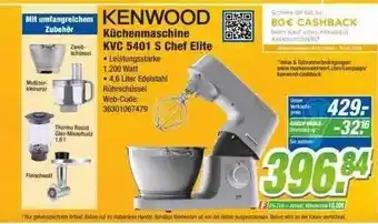 Expert Klein Kenwood küchenmaschine kvc 5401 s chef elite Angebot