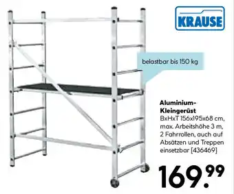 Hellweg Krause Aluminium Kleingerüst Angebot