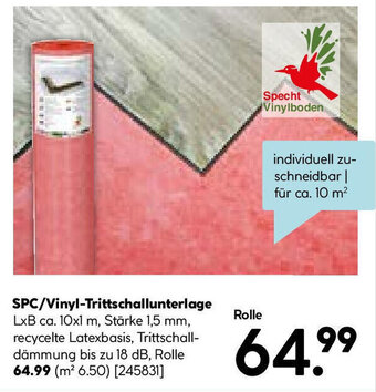 Hellweg SPC/Vinyl Trittschallunterlage Angebot