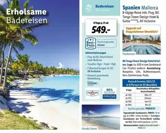 Lidl Reisen Spanien mallorca Angebot