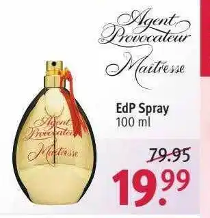 Rossmann Agent provocateur maîtresse edp spray Angebot