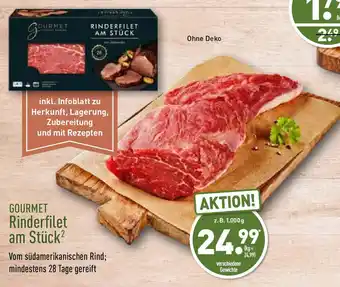 Aldi Nord Gourmet Rinderfilet am Stück 1000g Angebot