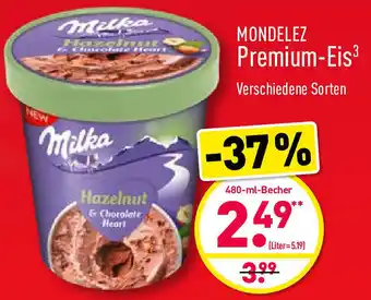 Aldi Nord Mondelez Premium Eis 480ml Becher Angebot