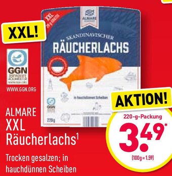 Aldi Nord Almare XXL Räucherlachs 220g Angebot