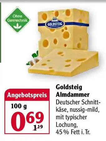 Globus Goldsteig Almdammer 100g Angebot