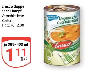 Globus Erasco Suppe o. Eintopf 385-400 ml Angebot