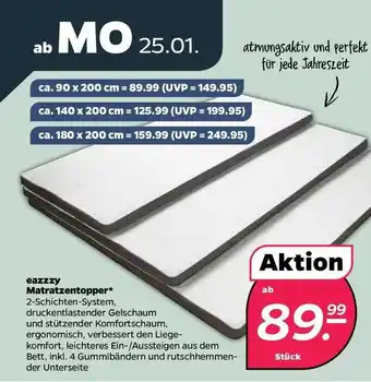 NETTO Eazzzy Matratzentopper Angebot