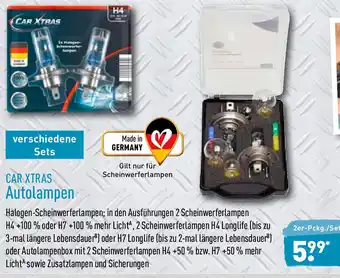 Aldi Nord Car Xtras Autolampen Angebot