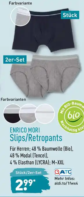Aldi Nord Enrico Mori Slips/Retropants Angebot
