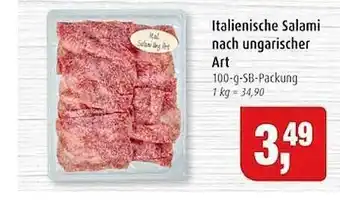 Markant Italienische salami nach ungarischer art Angebot