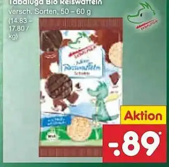 Netto Marken-Discount Tabaluga bio reiswattein Angebot