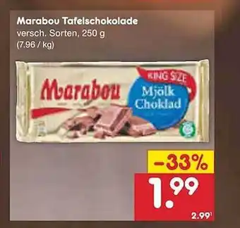 Netto Marken-Discount Marabou tafelschokolade Angebot