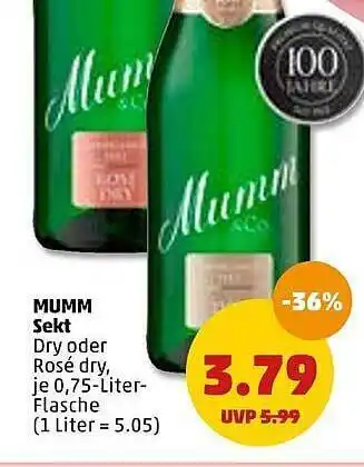 PENNY Mumm sekt Angebot