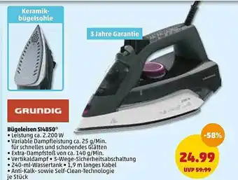 PENNY Bügeleisen s14850 Angebot