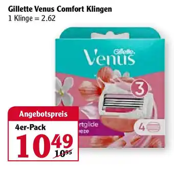 Globus Gillette Venus Comfort Klingen Angebot