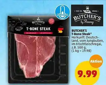 PENNY Butcher's t-bone steak* Angebot