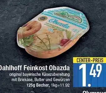 E-Center Dahlhoff feinkost obazda Angebot