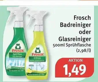 Feneberg Frosch badreiniger oder glasreiniger Angebot