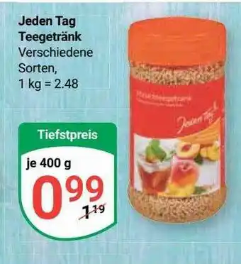 Globus Jeden tag teegetränk Angebot