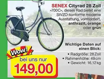 Jawoll Senex cityrad 28 zoll Angebot