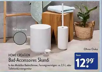 Aldi Nord Home creation bad-accessoires skandi Angebot