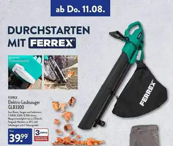 Aldi Nord Perrex elektro-laubsauger glb3300 Angebot