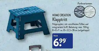 Aldi Nord Home creation klapptritt Angebot