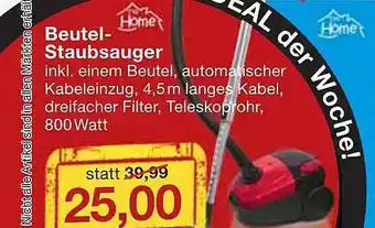 Jawoll Tim home beutel-staubsauger Angebot