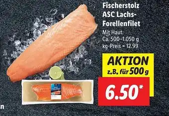 Lidl Fischerstolz asc lachs-forellenfilet Angebot