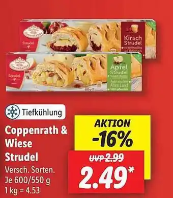 Lidl Coppenrath & wiese strudel Angebot