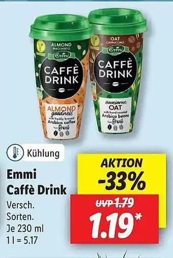 Lidl Emmi-caffè drink Angebot