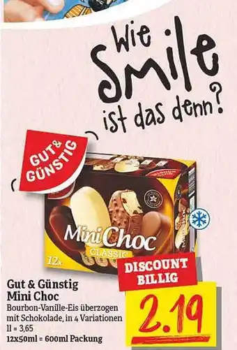 NP Discount Gut & günstig mini choc Angebot