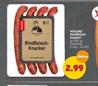 PENNY Mischau rindfleisch-knacker Angebot