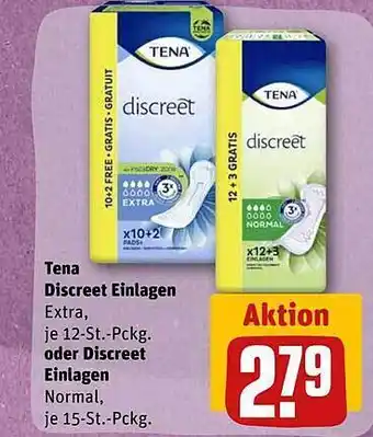 REWE Tena disceet einlagen Angebot