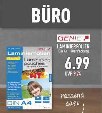 Marktkauf Genie Laminierfolien Angebot