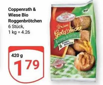 Globus Coppenrath & wiese bio roggenbrötchen Angebot