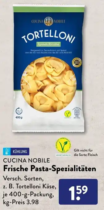 Aldi Süd Cucina Nobile Frische Pasta Spezialitäten 400 g Packung Angebot