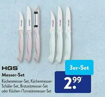 Aldi Süd Hgs messer-set Angebot