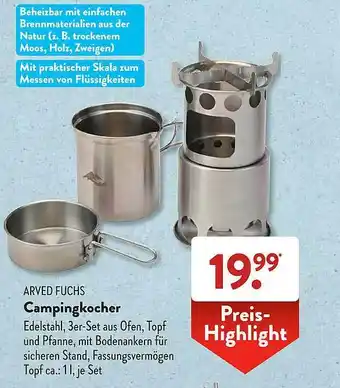 Aldi Süd Arved campingkocher Angebot